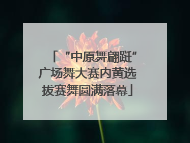 “中原舞翩跹”广场舞大赛内黄选拔赛舞圆满落幕