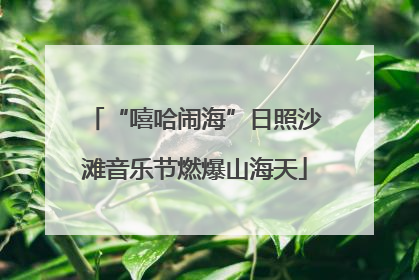 “嘻哈闹海”日照沙滩音乐节燃爆山海天