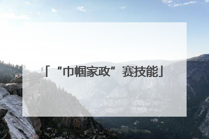 “巾帼家政”赛技能