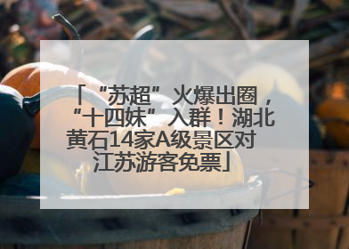 “苏超”火爆出圈，“十四妹”入群！湖北黄石14家A级景区对江苏游客免票