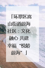 环翠区嵩山街道蔚海社区：文化融心 共建幸福“悦龄蔚海”