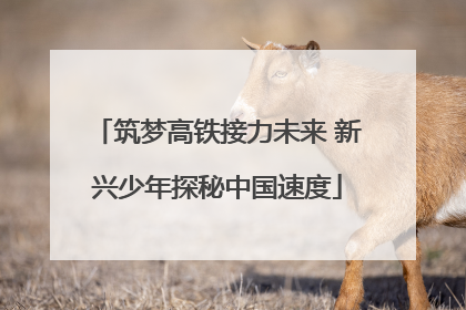 筑梦高铁接力未来 新兴少年探秘中国速度