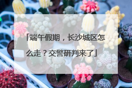 端午假期，长沙城区怎么走？交警研判来了