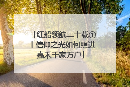 红船领航二十载①丨信仰之光如何照进嘉禾千家万户