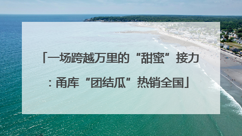 一场跨越万里的“甜蜜”接力：甬库“团结瓜”热销全国