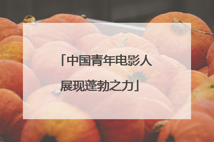中国青年电影人展现蓬勃之力