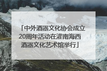 中外酒器文化协会成立20周年活动在灌南海西酒器文化艺术馆举行