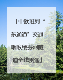 中欧班列“东通道”交通咽喉绥芬河隧道全线贯通