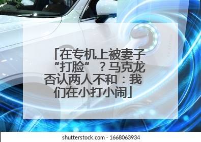 在专机上被妻子“打脸”？马克龙否认两人不和：我们在小打小闹