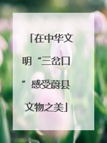 在中华文明“三岔口”感受蔚县文物之美
