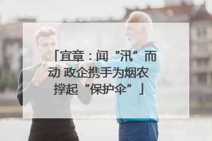 宜章：闻“汛”而动 政企携手为烟农撑起“保护伞”