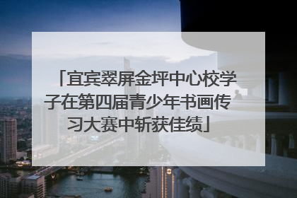 宜宾翠屏金坪中心校学子在第四届青少年书画传习大赛中斩获佳绩