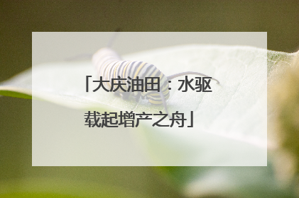 大庆油田：水驱载起增产之舟