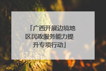 广西开展边境地区民政服务能力提升专项行动