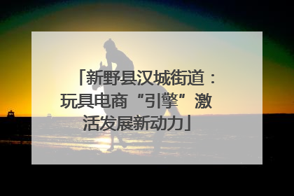新野县汉城街道：玩具电商“引擎”激活发展新动力