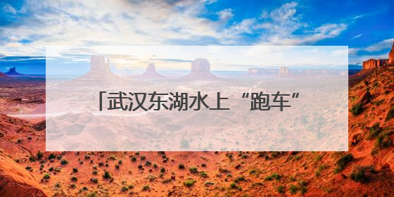 武汉东湖水上“跑车”走红，外形酷似法拉利且有蓝牙音箱，负责人：高峰期一两百人排队