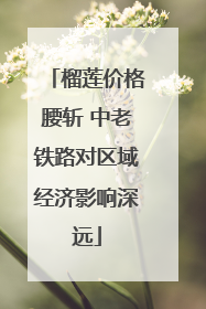 榴莲价格腰斩 中老铁路对区域经济影响深远