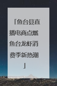 鱼台县直播电商点燃鱼台龙虾消费季新热潮