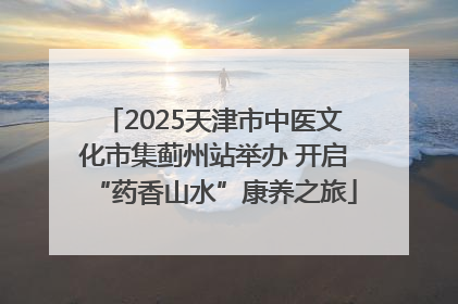 2025天津市中医文化市集蓟州站举办 开启“药香山水”康养之旅
