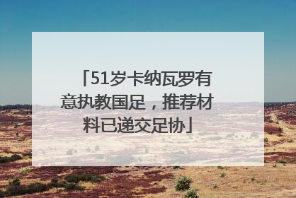 51岁卡纳瓦罗有意执教国足，推荐材料已递交足协