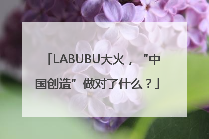 LABUBU大火，“中国创造”做对了什么？